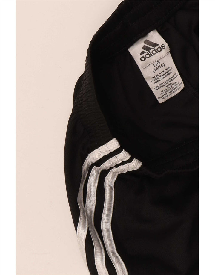 Chłopięce spodenki sportowe Adidas 12-13 lat, duże, czarne, poliestrowe