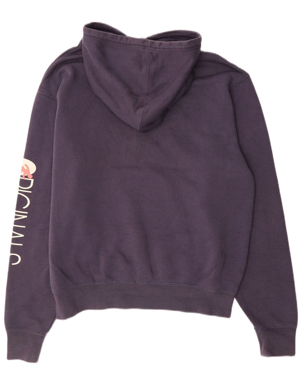 Męski sweter z kapturem ADIDAS z grafiką, duży, granatowy, bawełniany