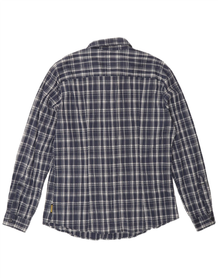 Koszula męska Armani Jeans, duża, niebieska, bawełniana w kratę