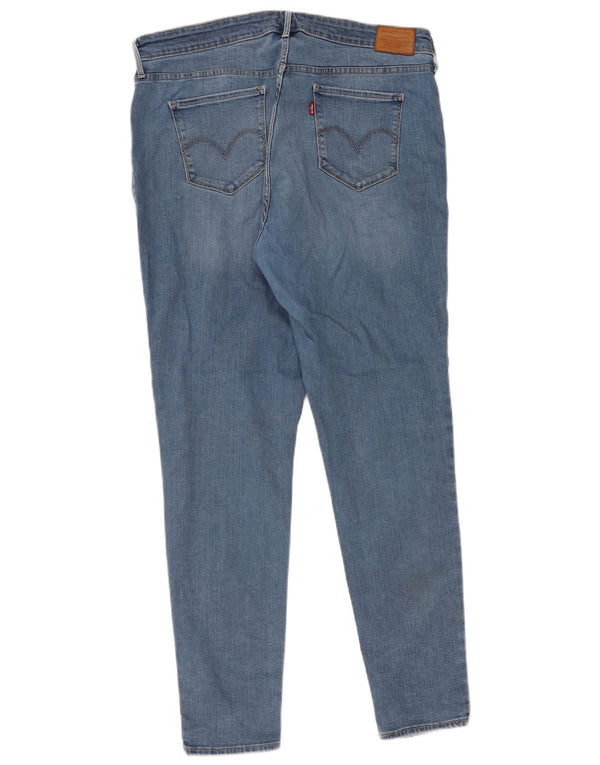 Damskie jeansy Levi's 310 Shaping Super Skinny US 22 3XL W38 L32 Niebieskie bawełniane