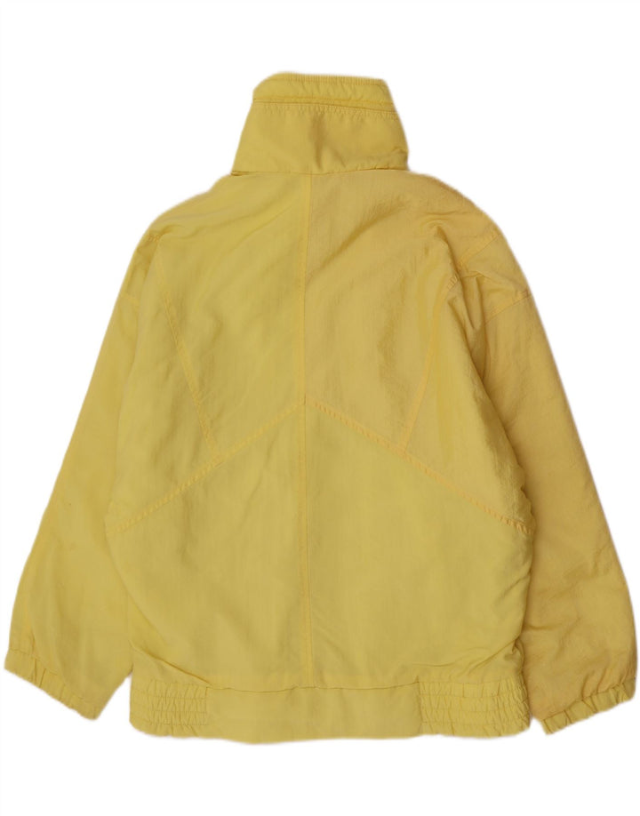 Vintage damska kurtka wiatrówka oversize EU 44 XL, żółty poliamid