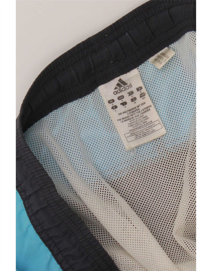 Męskie spodenki kąpielowe Adidas Cargo, małe, granatowe, z poliestru w blokach kolorów