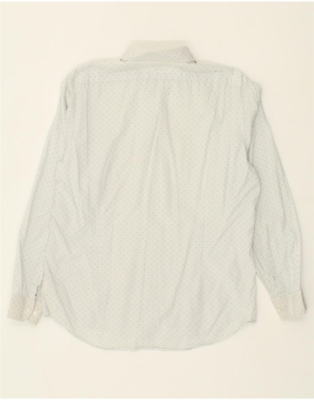 CALVIN KLEIN Mens Fitted Shirt Size 16 1/2 Large White Check Cotton Vintage Calvin Klein and Second-Hand Calvin Klein from Messina Hembry 