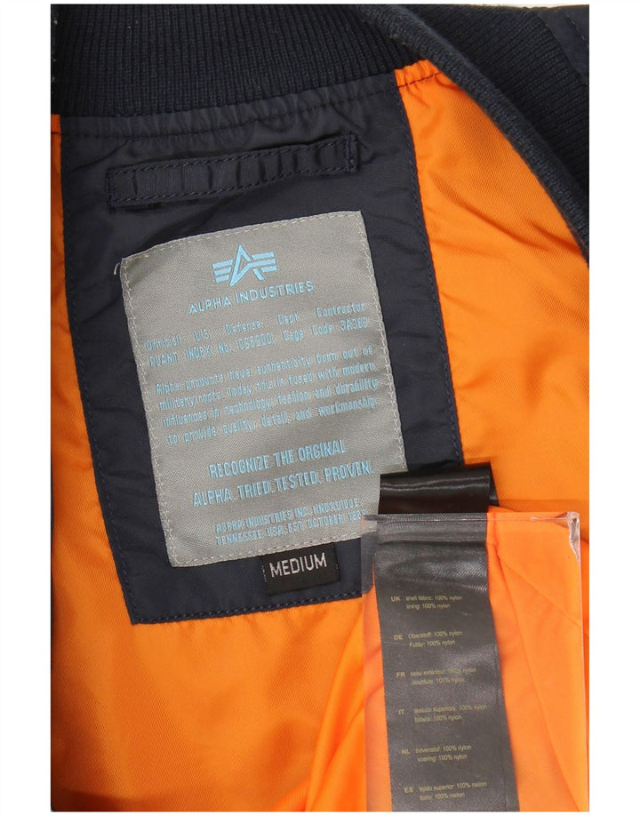 Płaszcz męski Alpha Industries UK 38, średni granatowy nylon
