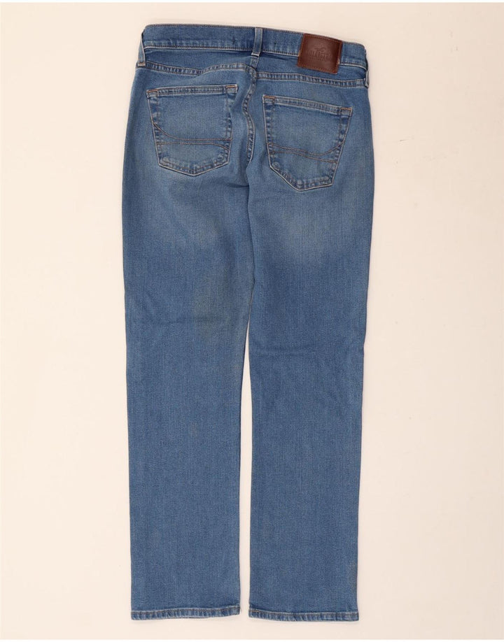 Dżinsy damskie Hollister Slim Straight W30 L30 Niebieskie
