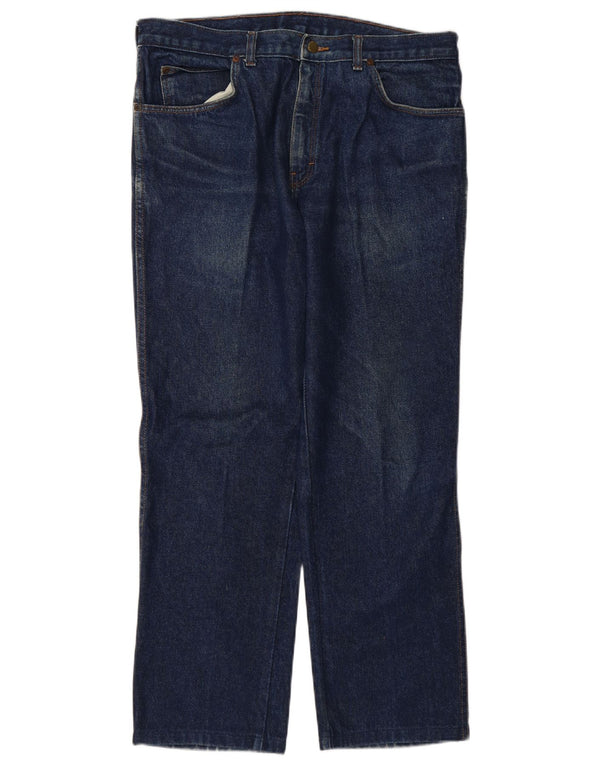 Męskie proste jeansy WRANGLER W36 L29 granatowe