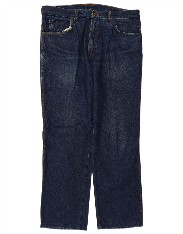 Męskie proste jeansy WRANGLER W36 L29 granatowe