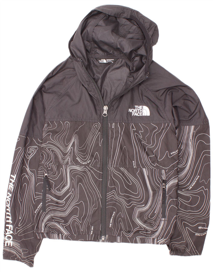 Chłopięca kurtka przeciwdeszczowa z kapturem The North Face, 7-8 lat, mała, czarna
