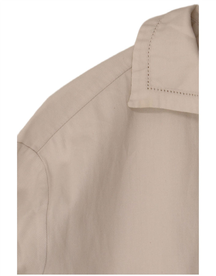 Koszula damska BENETTON IT 42 Średnia biała bawełna