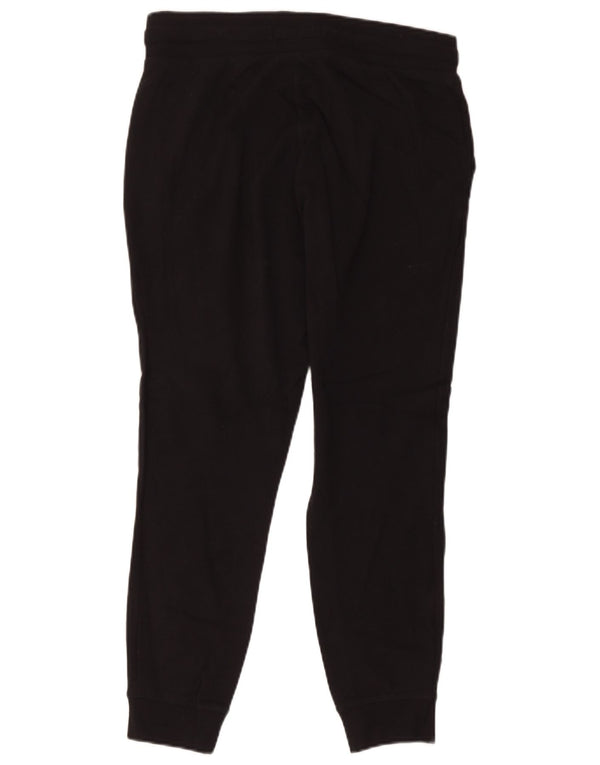Damskie spodnie dresowe Jack Wills Crop Joggers UK 12 Średnia czarna bawełna