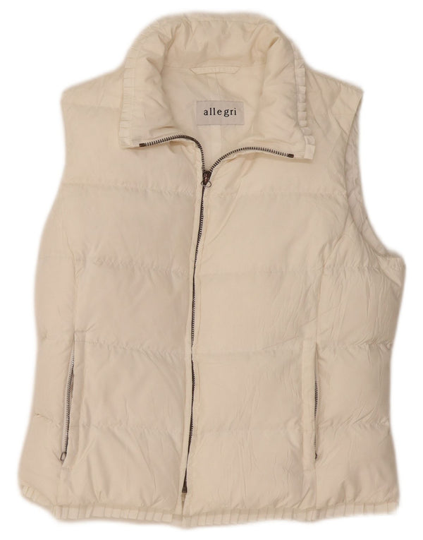 Damska wyściełana kamizelka Allegri UK 14 Średnia Biała
