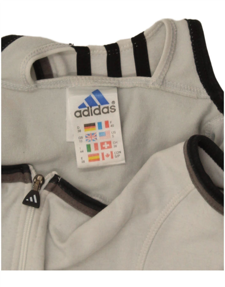 Adidas damski Playsuit UK 10, mały, czarny, bawełniany z blokami kolorów