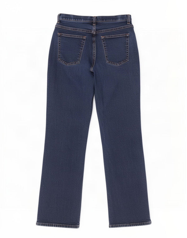 Marks & Spencer Damskie jeansy Bootcut UK 12 Medium W28 L28 Granatowa bawełna