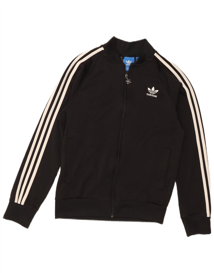 Damska bluza dresowa Adidas UK 14 Średni czarny poliester