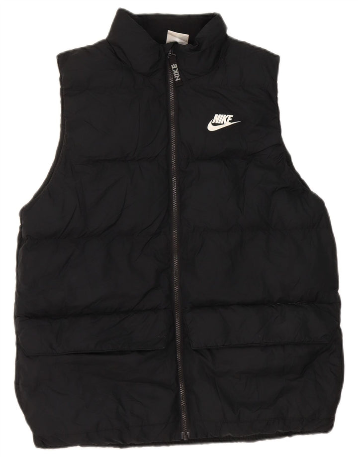 Chłopięca wyściełana kamizelka NIKE 13-14 lat XL, czarny poliester