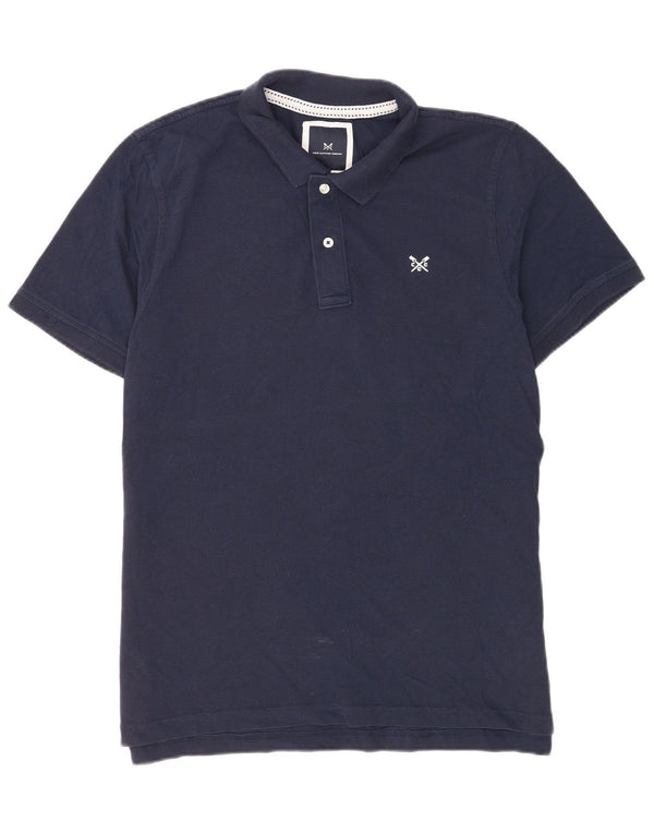 Crew Clothing Męska koszulka polo z krótkim rękawem XL, granatowa, bawełniana