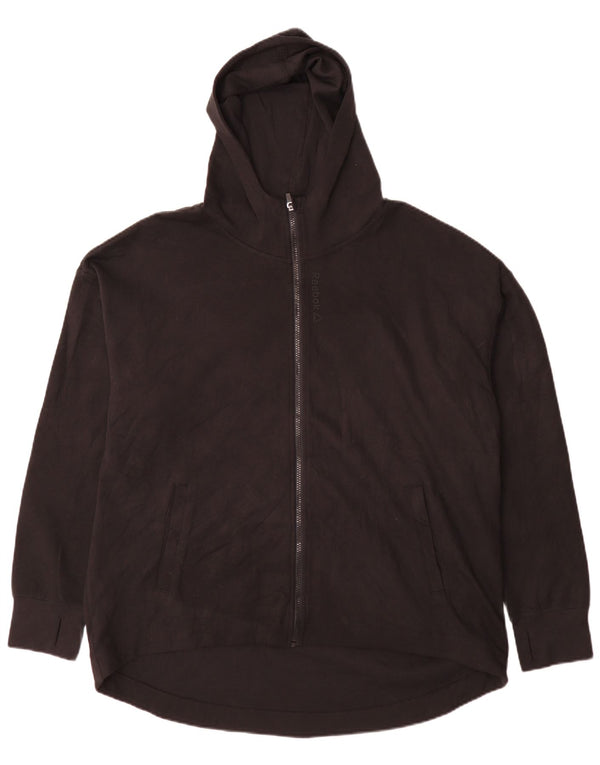 Męski sweter z kapturem i zamkiem Reebok 3XL, czarna bawełna