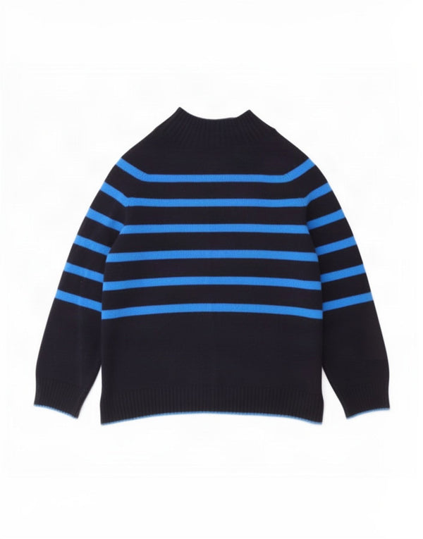 Crew Clothing Damski sweter z golfem UK 12, średni granatowy