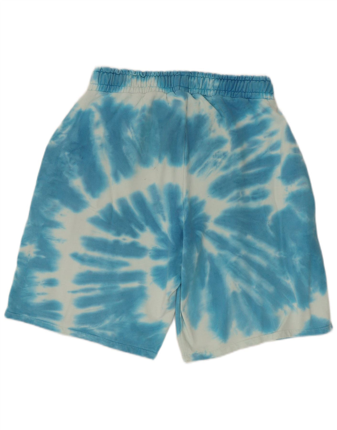 Męskie spodenki sportowe Guess w kolorze średniego niebieskiego, z bawełny Tie Dye