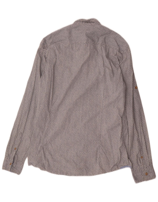 Męska koszula slim fit CNC Costume National XL w kolorze białym w kwiaty