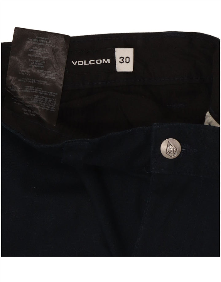 Męskie spodenki Chino Volcom W30 Średni granatowy, bawełniany