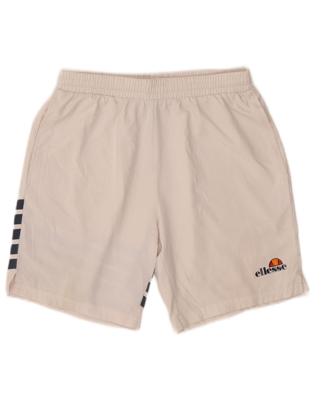 Męskie spodenki sportowe Ellesse, małe, białe, poliestrowe