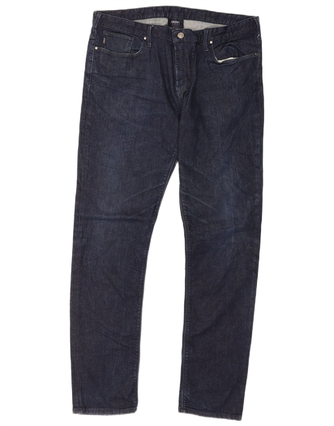 Męskie jeansy Armani Slim W36 L34 Granatowa bawełna