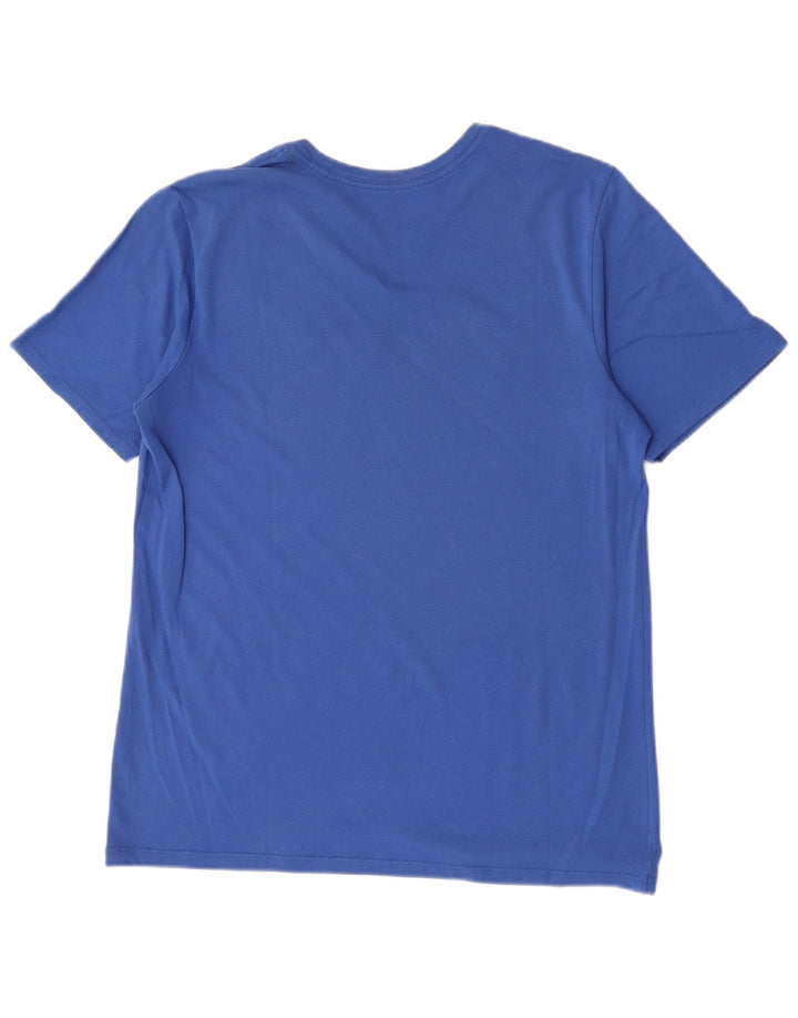Męski T-shirt Nike Athletic Cut Graphic Top, duży, niebieski