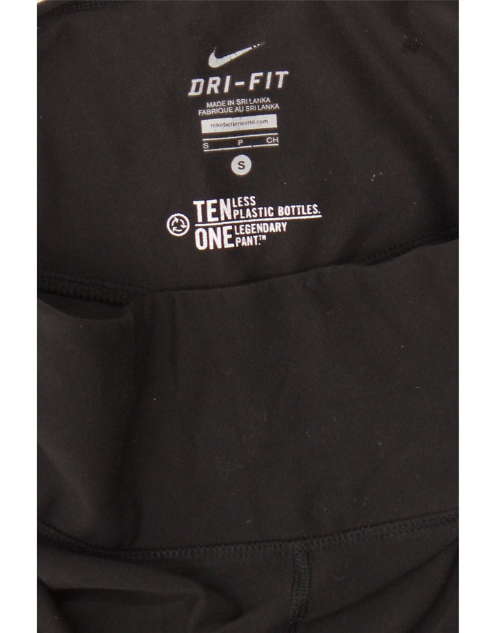 Damskie legginsy Nike Dri Fit Flare UK 8, małe czarne