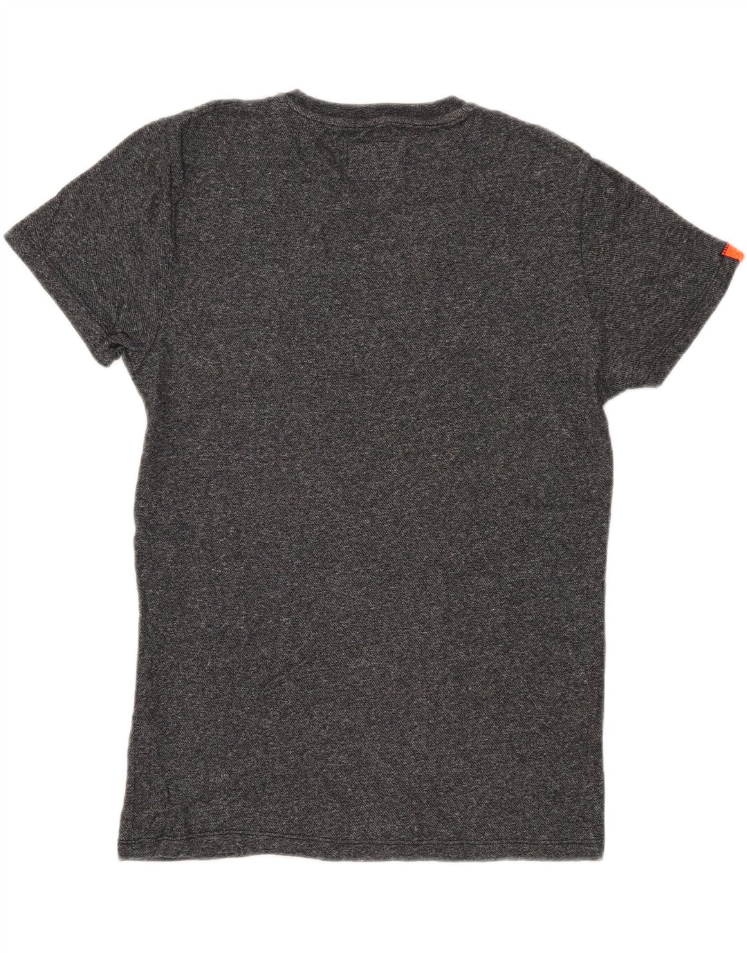 T-shirt męski Superdry Średnio szary, bawełniany nakrapiany