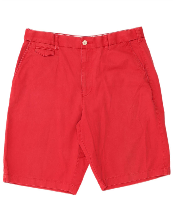 Męskie spodenki Chino Marks & Spencer W34, duże, czerwone, bawełniane