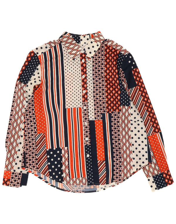 Koszula damska Vintage UK 18 XL Wielobarwny patchwork