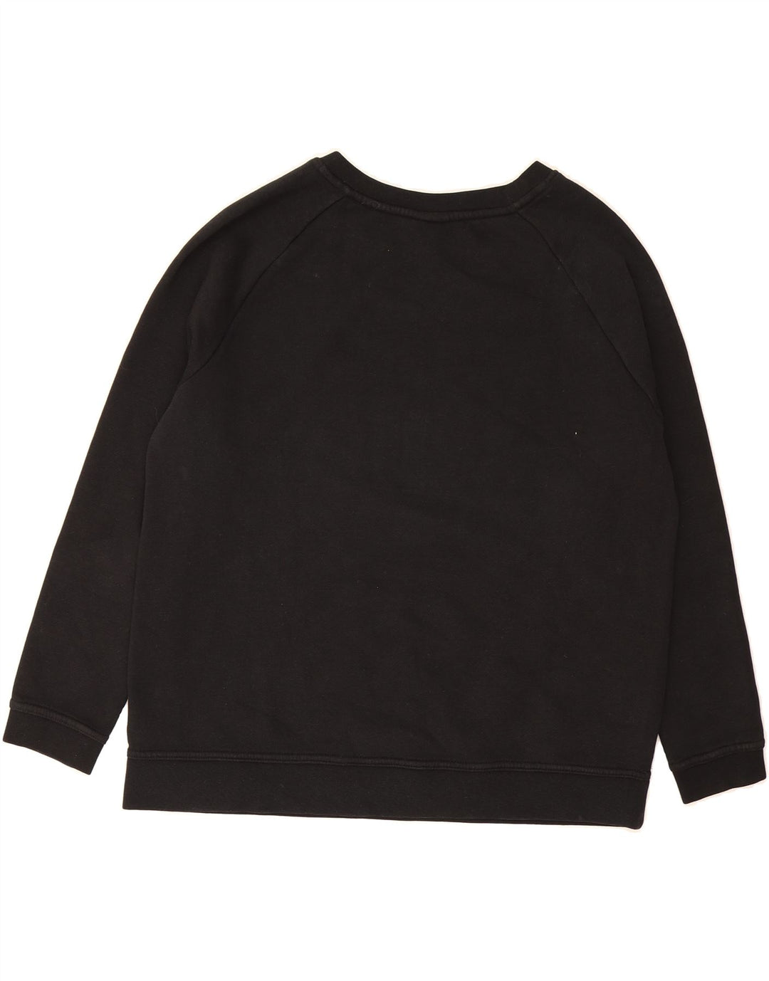 NIKE Womens Oversized Graphic Sweatshirt Jumper UK 14 Medium Black Cotton Vintage Nike and Second-Hand Nike from Messina Hembry 
