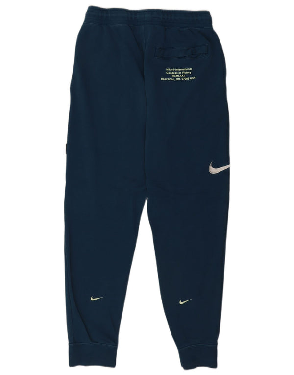 Męskie spodnie dresowe Nike Beaverton Graphic, joggery, średni granat