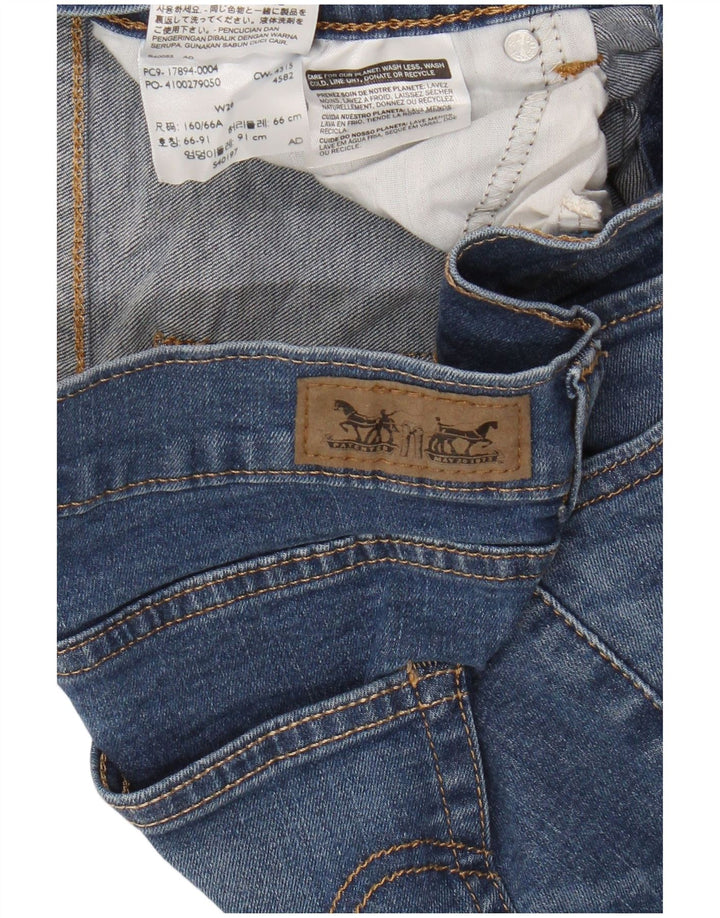 Damskie spodenki jeansowe LEVI'S W26 Małe, niebieskie, bawełniane