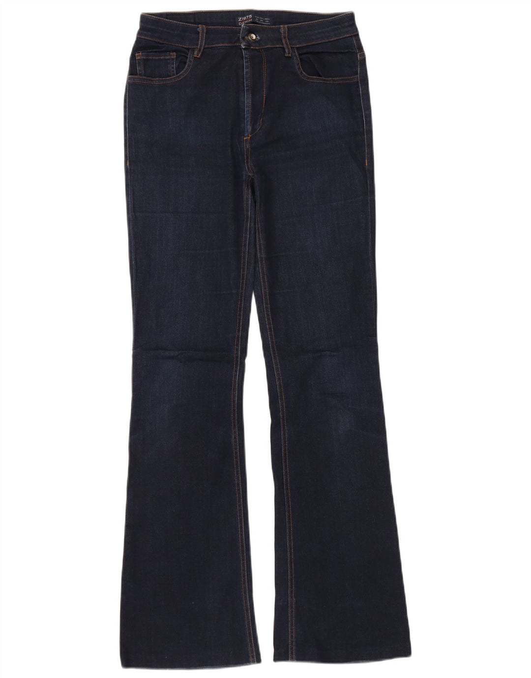 Damskie jeansy rozkloszowane Zara EU 40 Medium W30 L32 Granatowe
