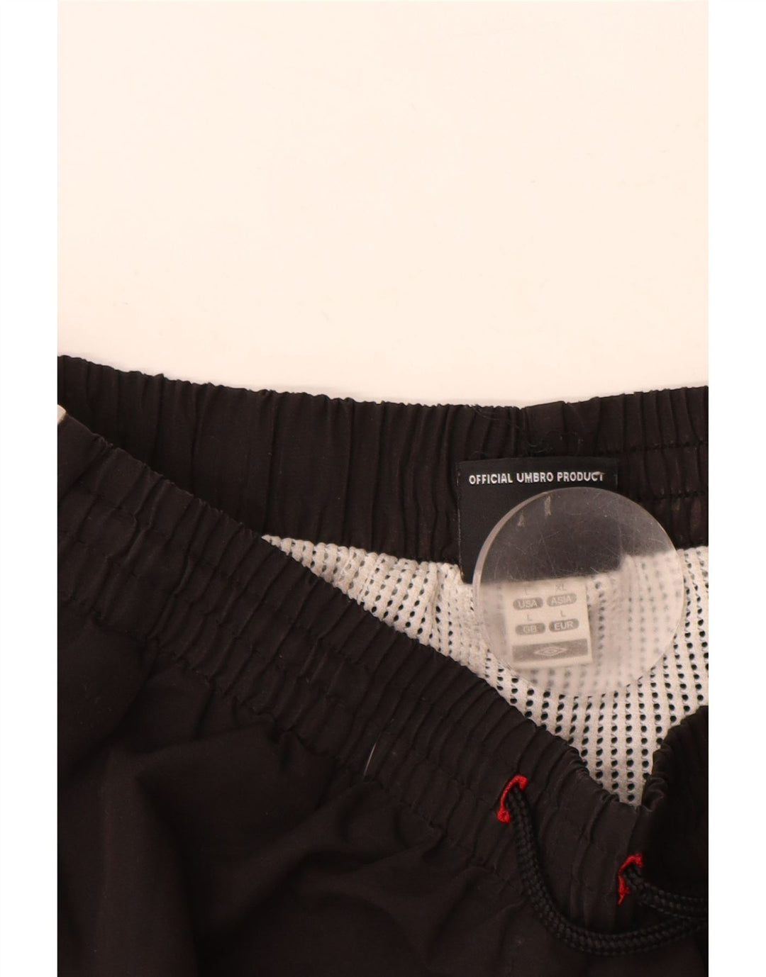 Męskie spodenki kąpielowe UMBRO z grafiką, duże, czarne