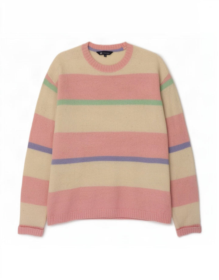 Crew Clothing Damski sweter z golfem UK 16, duży, wielokolorowy