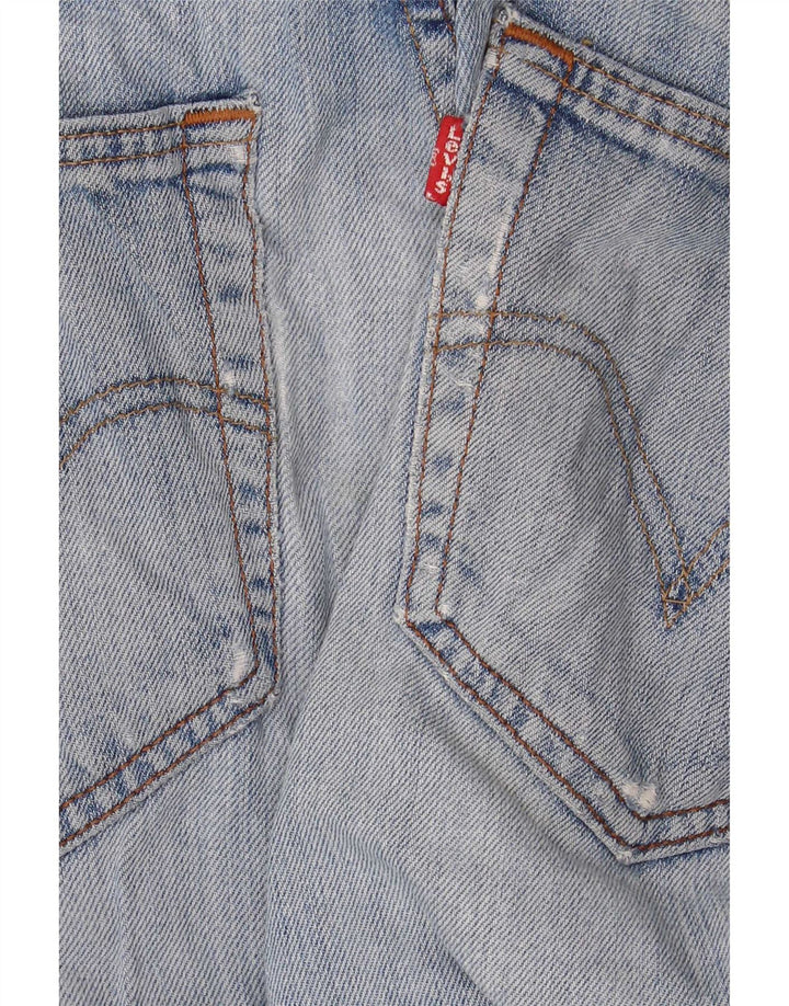 Męskie jeansy Levi's 752 Straight W32 L30 Niebieskie bawełniane