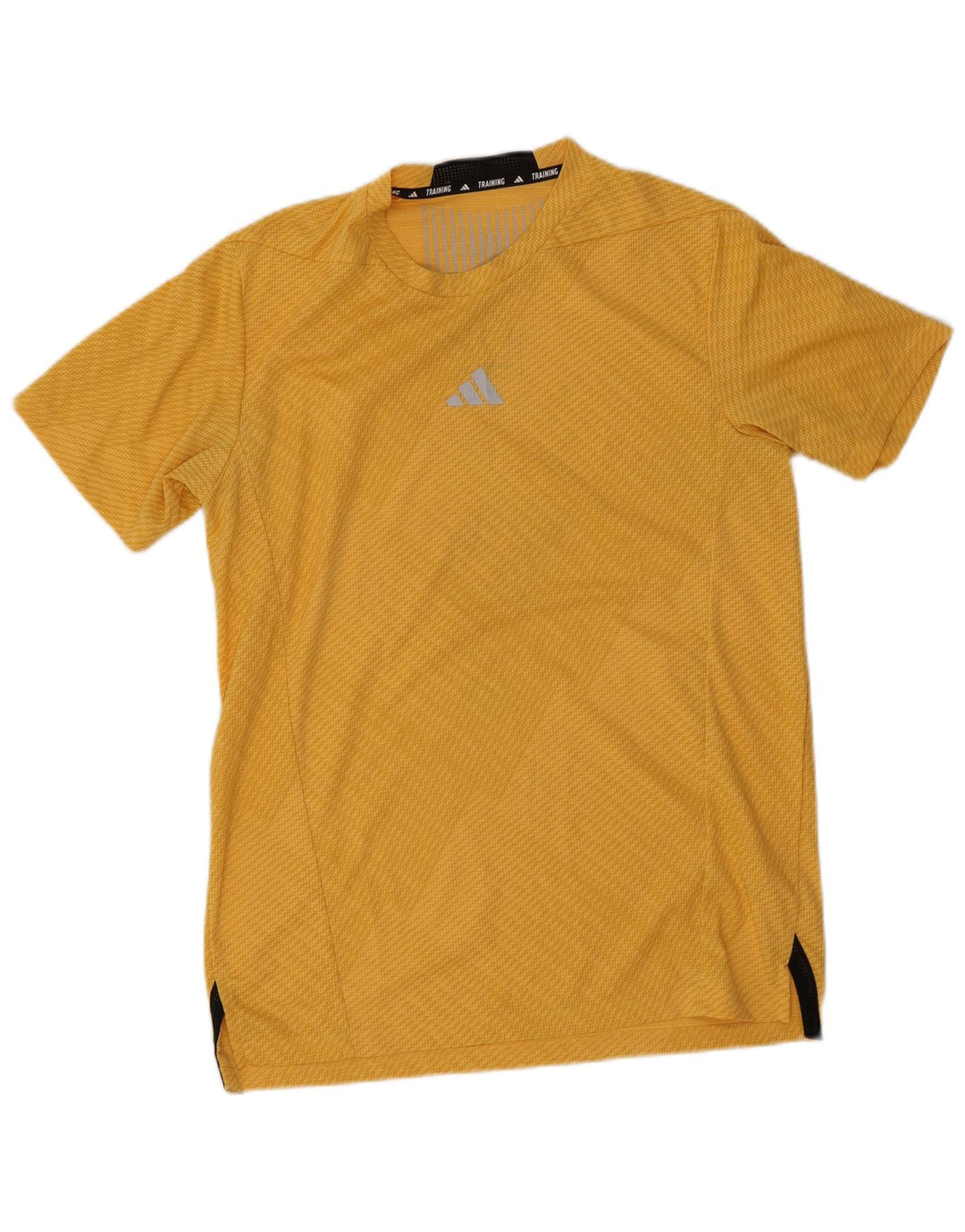 Męska koszulka Adidas Slim Fit Top w kolorze średnio żółtym