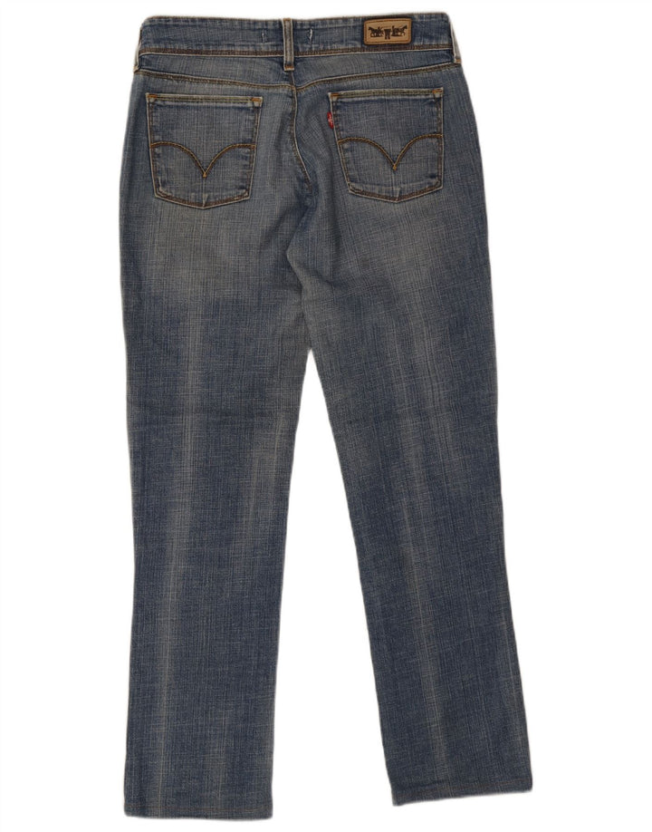 Damskie jeansy Levi's 570 Straight W32 L31 Niebieskie bawełniane