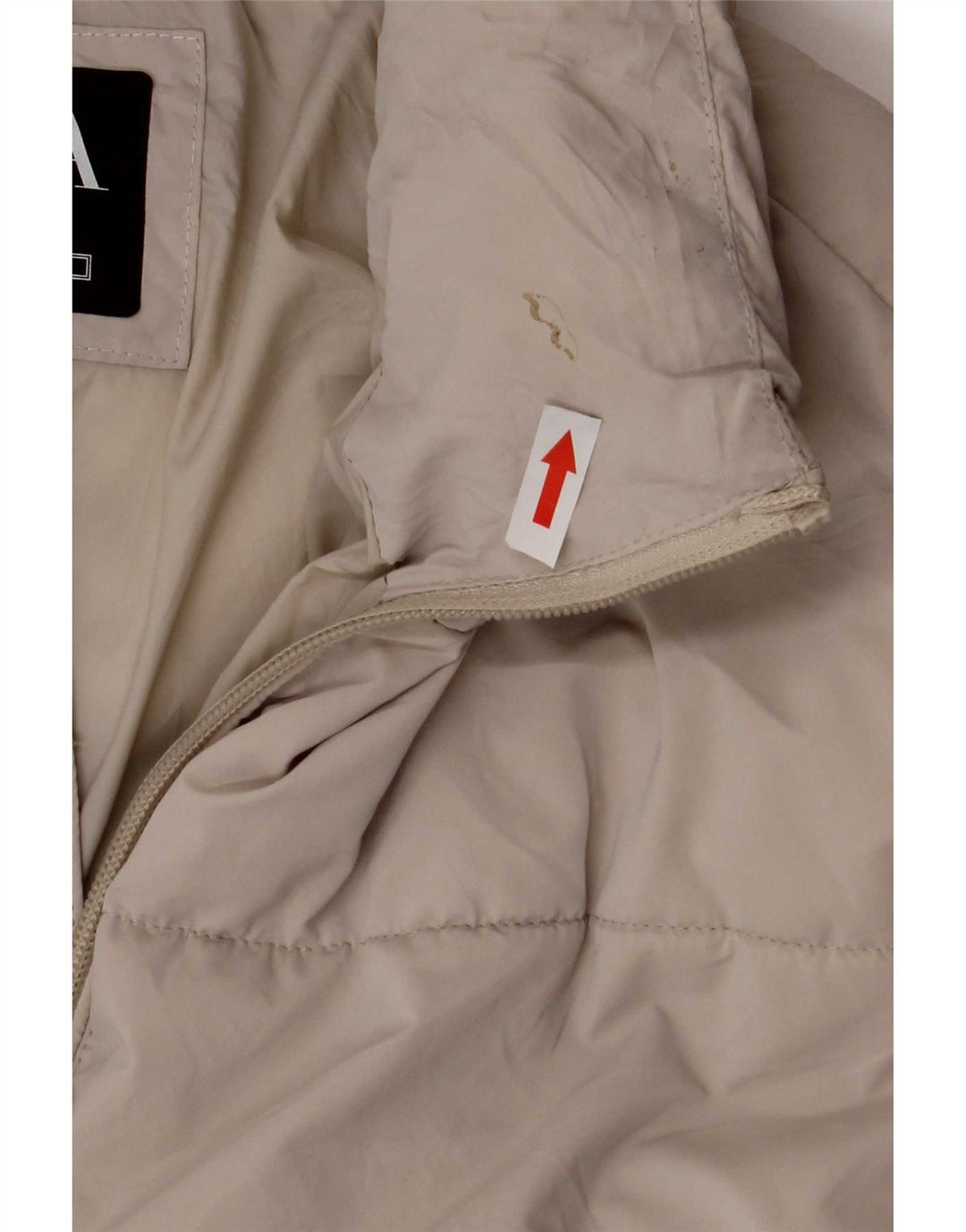 Męska ocieplana kurtka Zara UK 36 Small, szary nylon