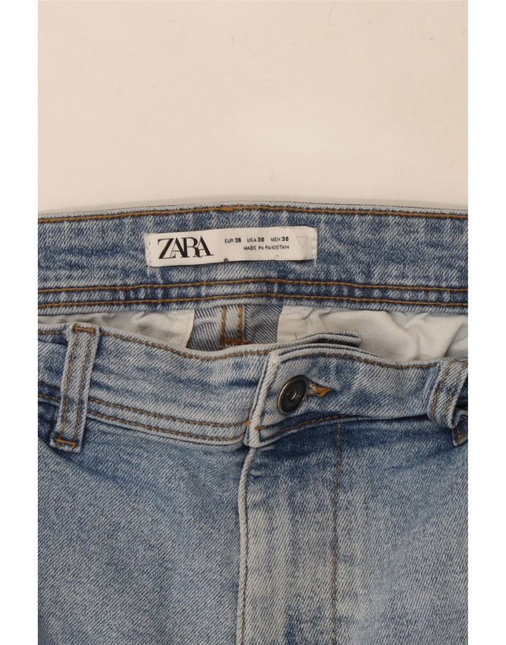 Męskie jeansy zwężane ZARA EU 38 Small W30 L26 Niebieskie