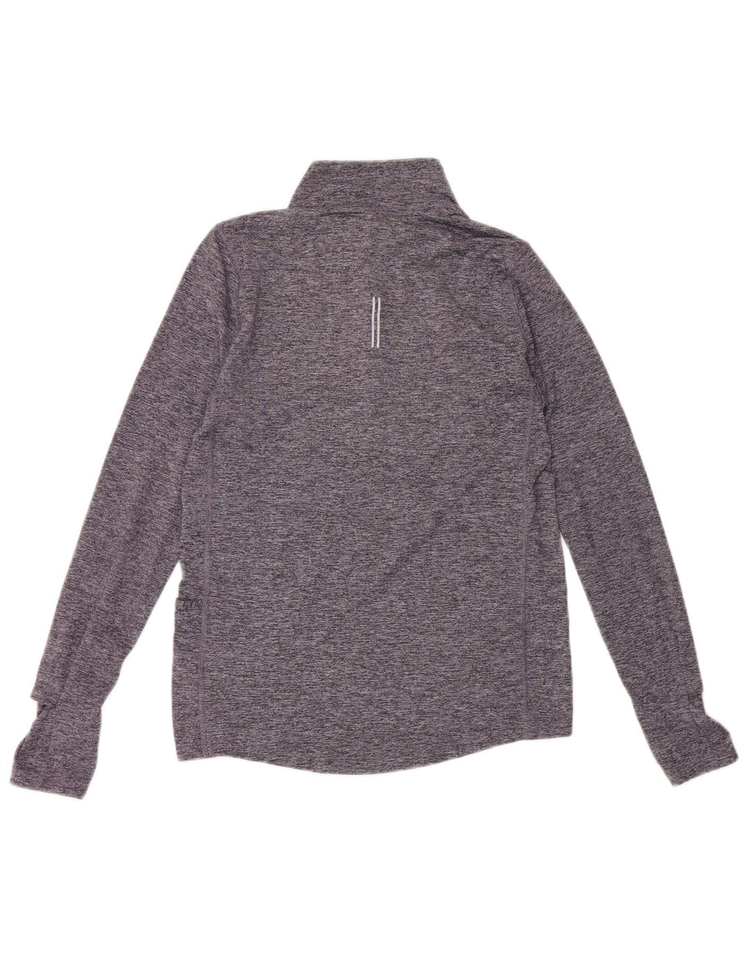 Męska koszulka Nike Dri Fit z zamkiem błyskawicznym i długim rękawem XS, niebieski, nakrapiany poliester