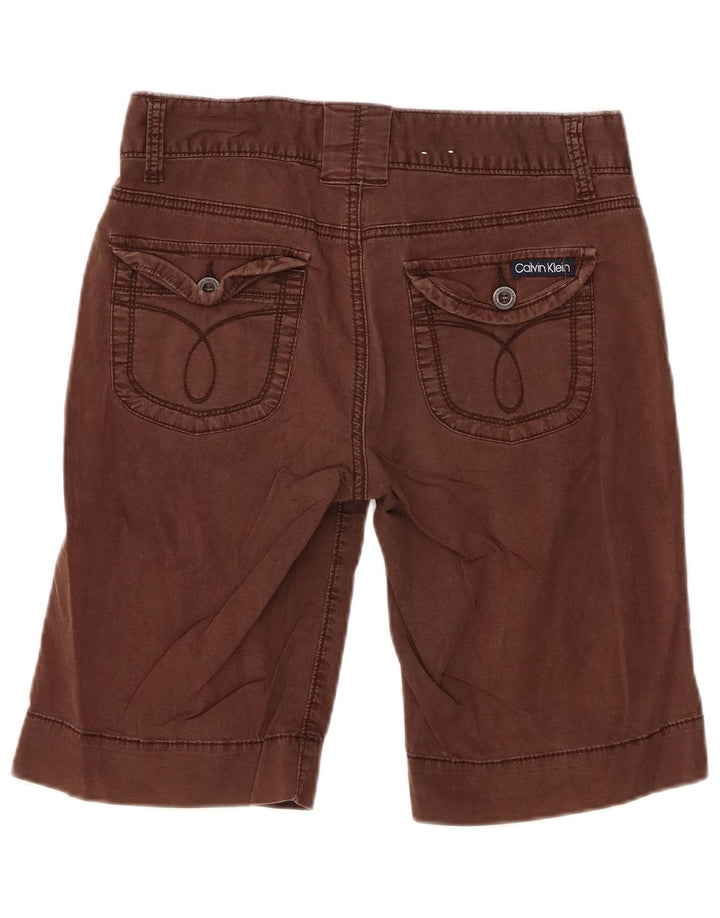 Damskie szorty CALVIN KLEIN US 6 Medium W28, brązowa bawełna