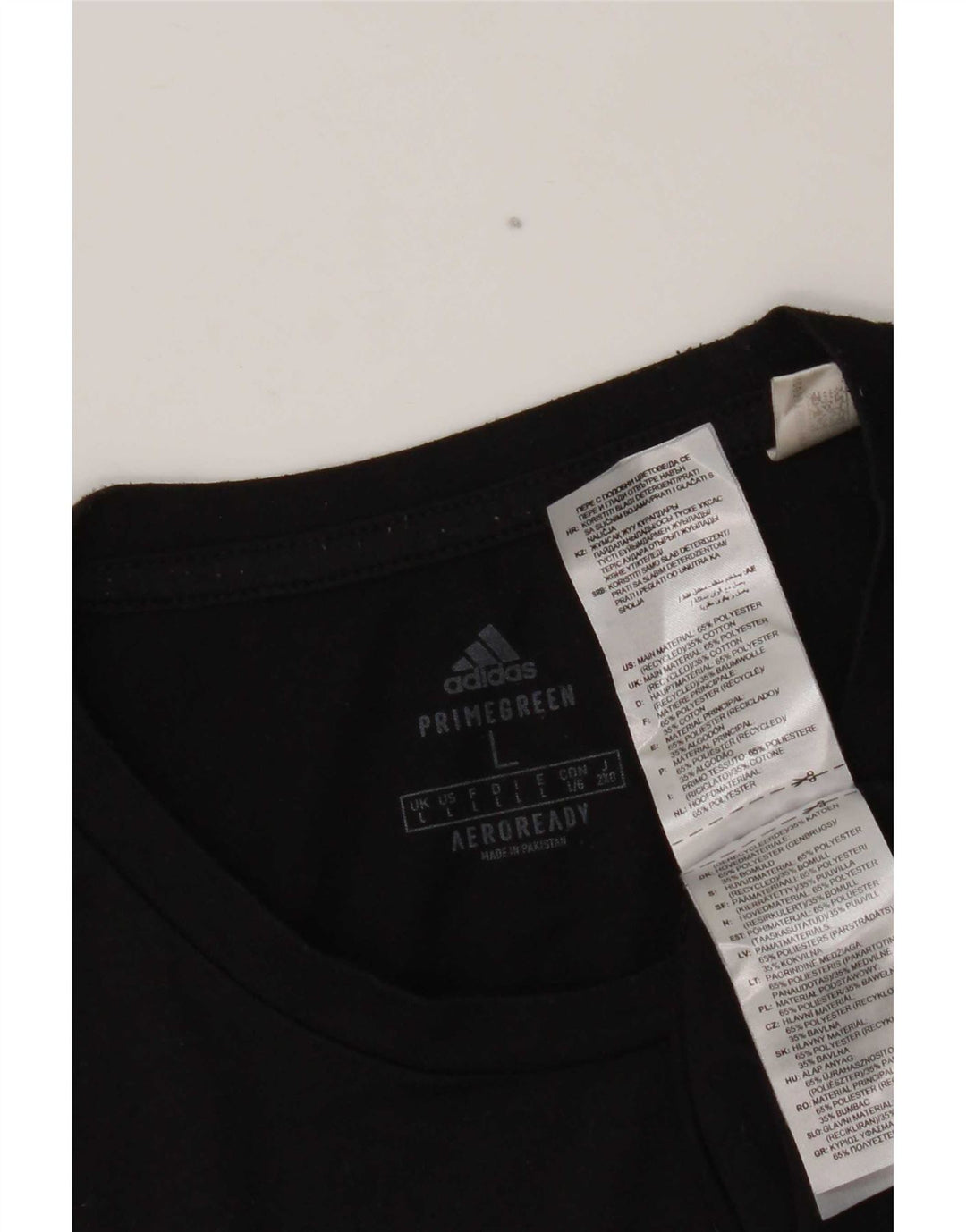 Adidas Męskie Aeroready Graphic Top z długim rękawem, duży, czarny poliester