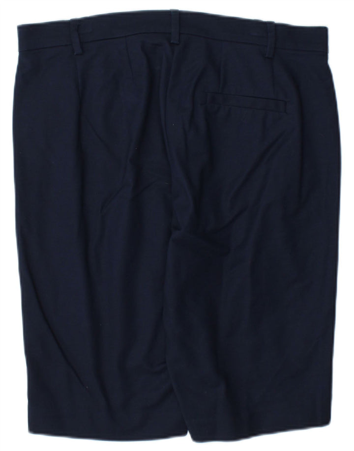 Marks & Spencer Damskie spodenki Chino UK 12 Medium W30 Granatowe, bawełniane