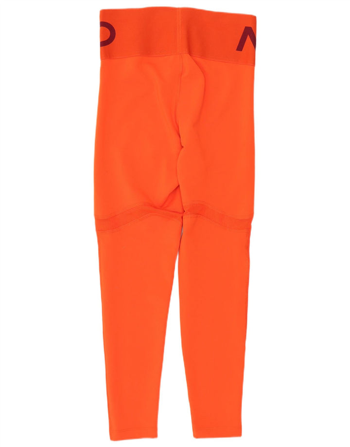 Damskie legginsy Nike Dri Fit Graphic Crop UK 12, średni pomarańczowy