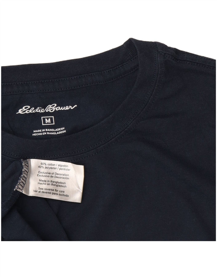 Męska koszulka z grafiką Eddie Bauer, średnia, granatowa bawełna