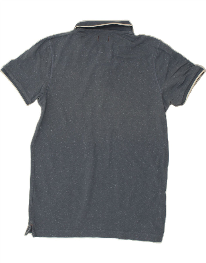 JACK & JONES Mens Premium Polo Shirt Medium Grey Flecked Cotton | Vintage Jack & Jones | Thrift | Second-Hand Jack & Jones | Used Clothing | Messina Hembry 